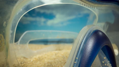 A-snorkel-mask-on-the-beach