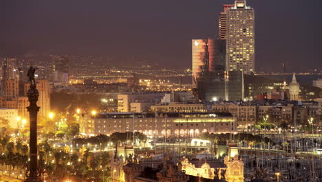 Time-lapse-De-La-Ciudad-De-Barcelona