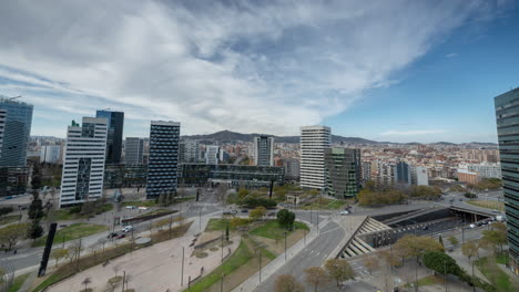 Horizonte-De-Barcelona-Desde-La-Placa-Europa