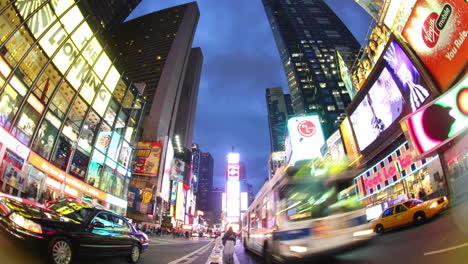 Zeitraffer-Des-Times-Square