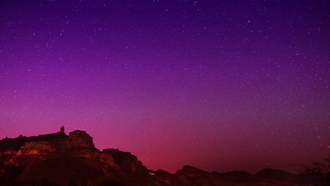 El-Teide-Auf-Teneriffa,-Kanarische-Inseln-Bei-Nacht