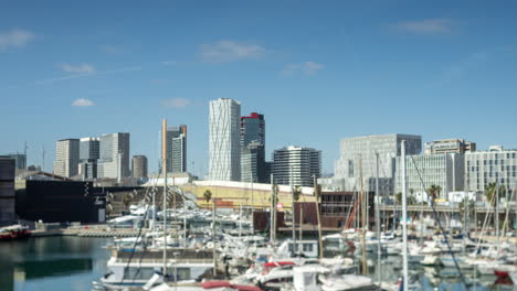 El-Horizonte-De-Barcelona-Desde-El-Puerto-Del-Fórum