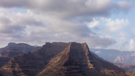 Zeitraffer-Der-Berge-Von-Gran-Canaria