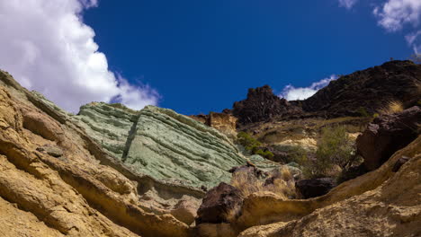 Green-rock-formations-in-gran-canaria