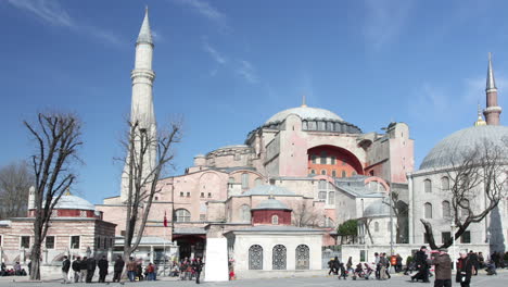 Hagia-Sophia-Moschee-In-Istanbul,-Türkei