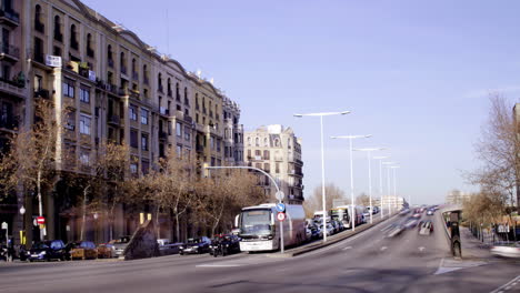 Time-lapse-De-La-Ciudad-De-Barcelona