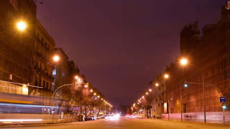 Time-lapse-De-La-Ciudad-De-Barcelona