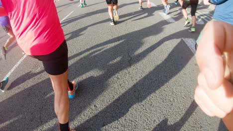 People-running-a-race-in-barcelona