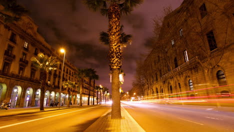 Time-lapse-De-La-Ciudad-De-Barcelona