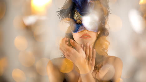 Woman-with-masquerade-mask-dancing