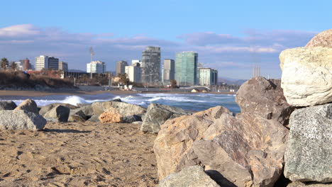 Barcelona-beach-scene