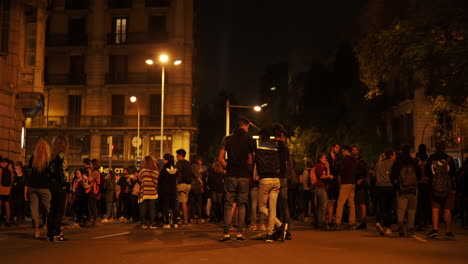 Barcelona-Polizei-Protest-Aufruhr-Stadt