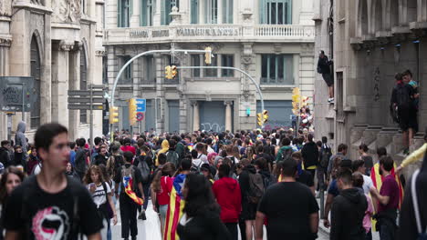 La-Policía-De-Barcelona-Protesta-Contra-Los-Disturbios-En-La-Ciudad