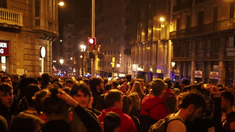 Barcelona-Polizei-Protest-Aufruhr-Stadt