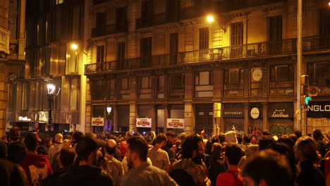 Barcelona-Polizei-Protest-Aufruhr-Stadt