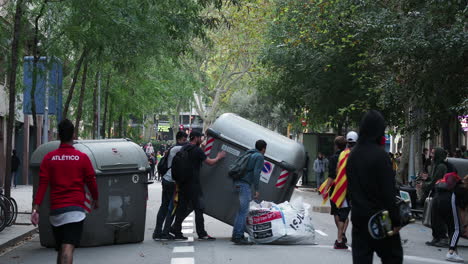 Barcelona-Polizei-Protest-Aufruhr-Stadt