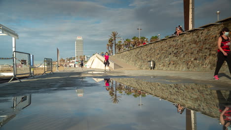 Playa-De-Barcelona-Después-Del-Confinamiento