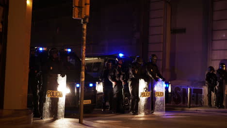 Barcelona-Polizei-Protest-Aufruhr-Stadt