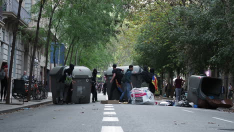 Barcelona-Polizei-Protest-Aufruhr-Stadt