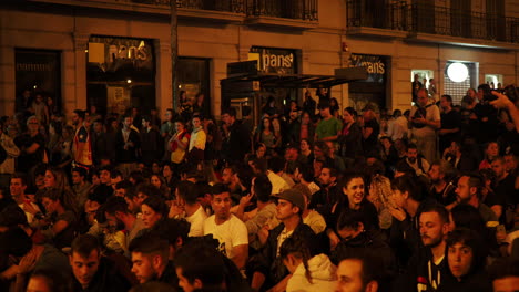 La-Policía-De-Barcelona-Protesta-Contra-Los-Disturbios-En-La-Ciudad