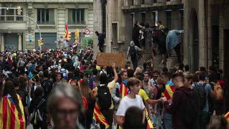 Barcelona-Polizei-Protest-Aufruhr-Stadt