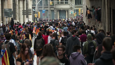 Barcelona-Polizei-Protest-Aufruhr-Stadt