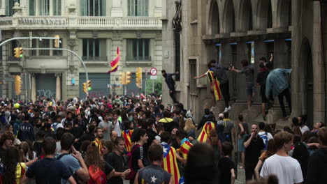 La-Policía-De-Barcelona-Protesta-Contra-Los-Disturbios-En-La-Ciudad