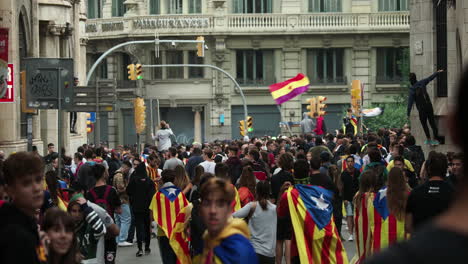 La-Policía-De-Barcelona-Protesta-Contra-Los-Disturbios-En-La-Ciudad