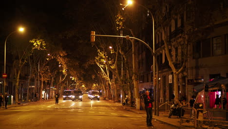 Barcelona-Polizei-Protest-Aufruhr-Stadt