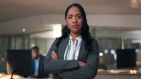 Business,-portrait-and-woman-with-arms-crossed