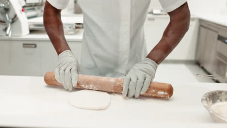 Hands,-rolling-pin-and-chef-with-dough