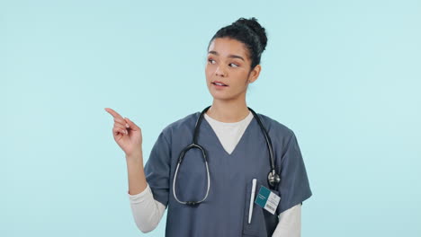 Krankenschwester,-Arzt-Und-Präsentation-Für-Das-Gesundheitswesen