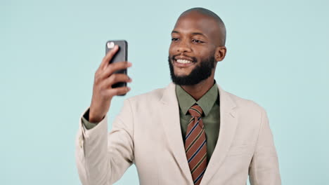Business,-video-call-and-black-man
