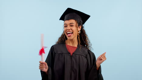 Graduation,-celebration-and-woman