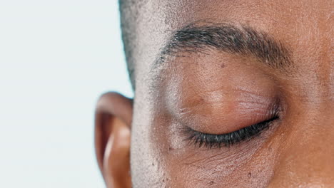 Eye,-vision-and-a-happy-black-man-closeup