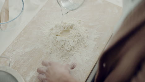 Bread,-kitchen-and-chef-hands-with-flour