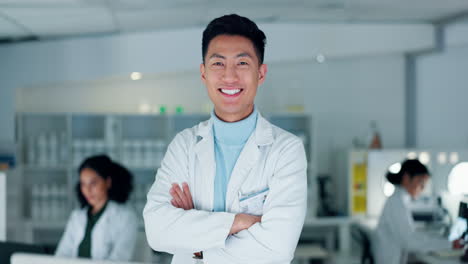 Science,-portrait-and-Asian-man-with-confidence