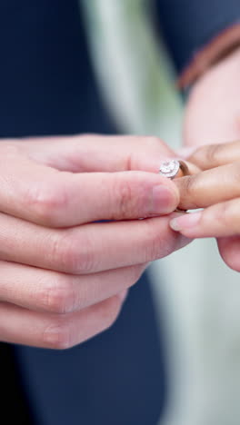 Diamond,-couple-hands-and-wedding-ring-closeup