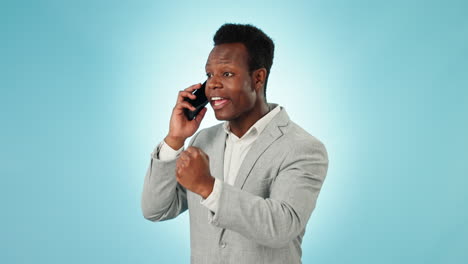 Businessman,-phone-and-serious-communication