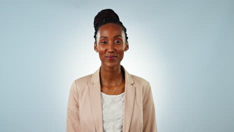 Afrikanerin,-Unternehmerin-Und-Gesicht-Einer-Glücklichen-Frau