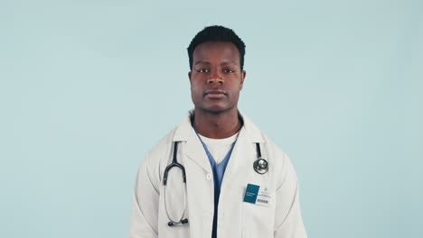 Face,-happy-black-man-and-doctor-with-arms-crossed