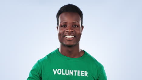 Volunteer,-happy-black-man