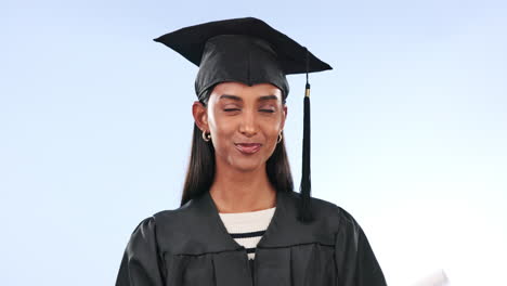 Abschluss,-Frau-Und-Studentin-Mit-Diplom