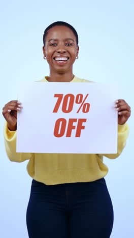 African-woman,-discount-poster