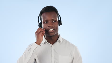 Black-man,-call-center-and-consulting