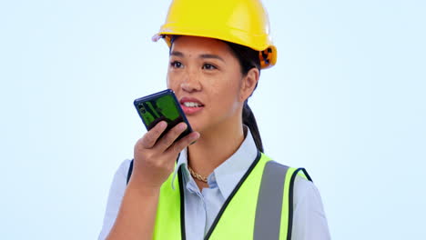 Engineering,-woman-and-phone-call-for-project