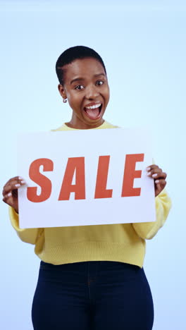 Afrikanische-Frau,-Verkaufsplakat