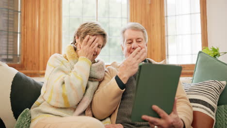 Home,-smile-and-senior-couple-with-tablet