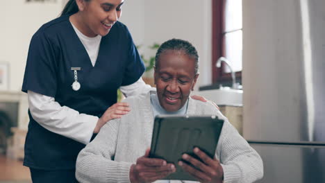 Home,-nurse-and-senior-woman-with-a-tablet