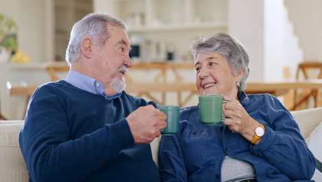 Happy,-coffee-and-senior-couple-in-conversation